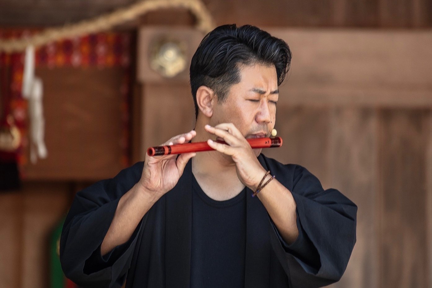 篠笛パフォーマンス