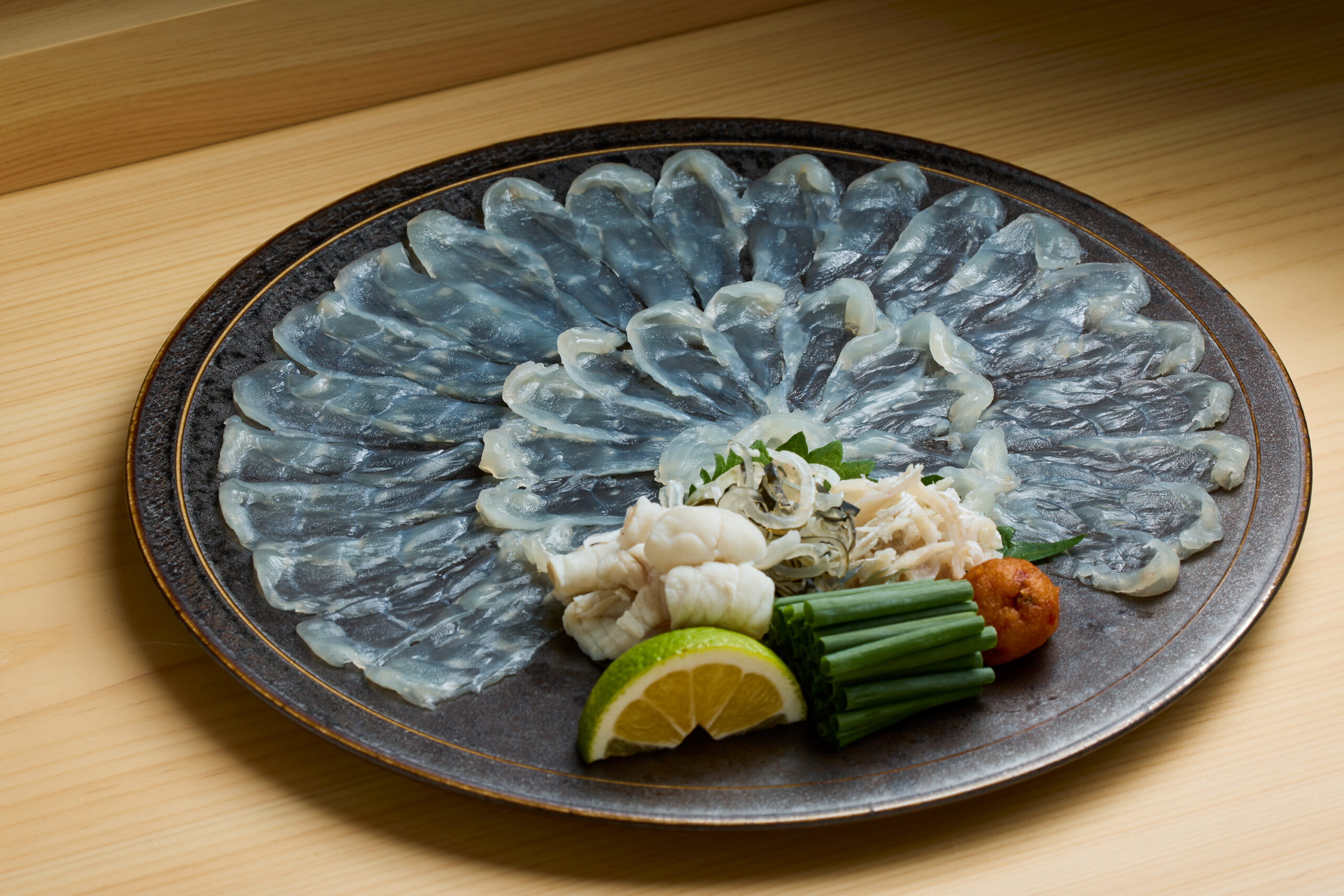 大分・別府のランチ寿司会席 ふぐコース